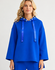 Francine French Scuba Pearl Hoodie - Dark Colors