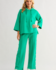 Farrah French Scuba Pearl Pant - Light Colors