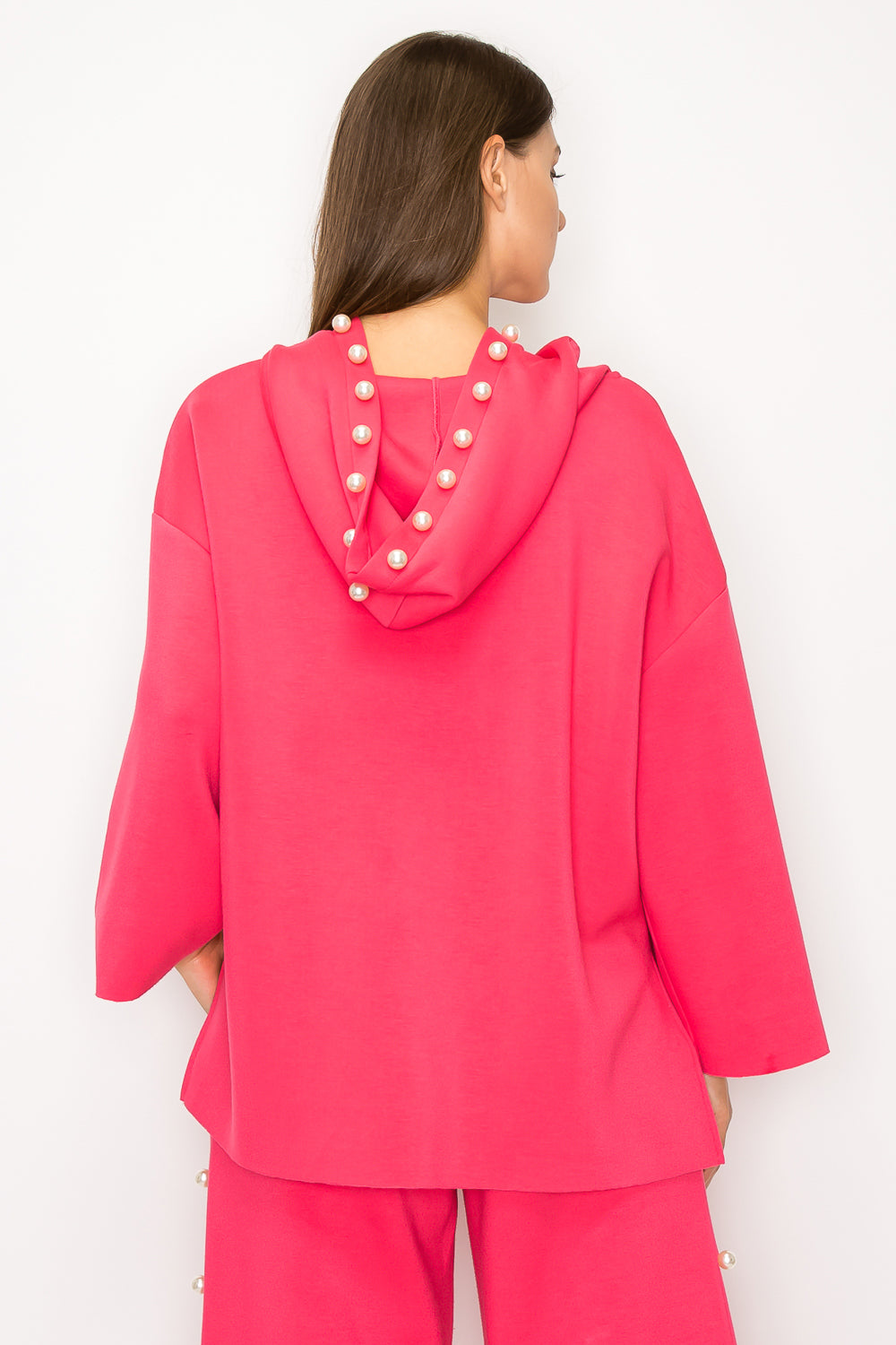 Francine French Scuba Pearl Hoodie - Light Colors