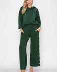 Farrah French Scuba Pearl Pant - Dark Colors