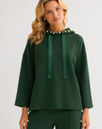 Francine French Scuba Pearl Hoodie - Dark Colors