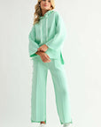 Farrah French Scuba Pearl Pant - Light Colors