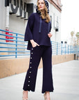Francine French Scuba Pearl Hoodie - Dark Colors