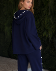 Francine French Scuba Pearl Hoodie - Dark Colors