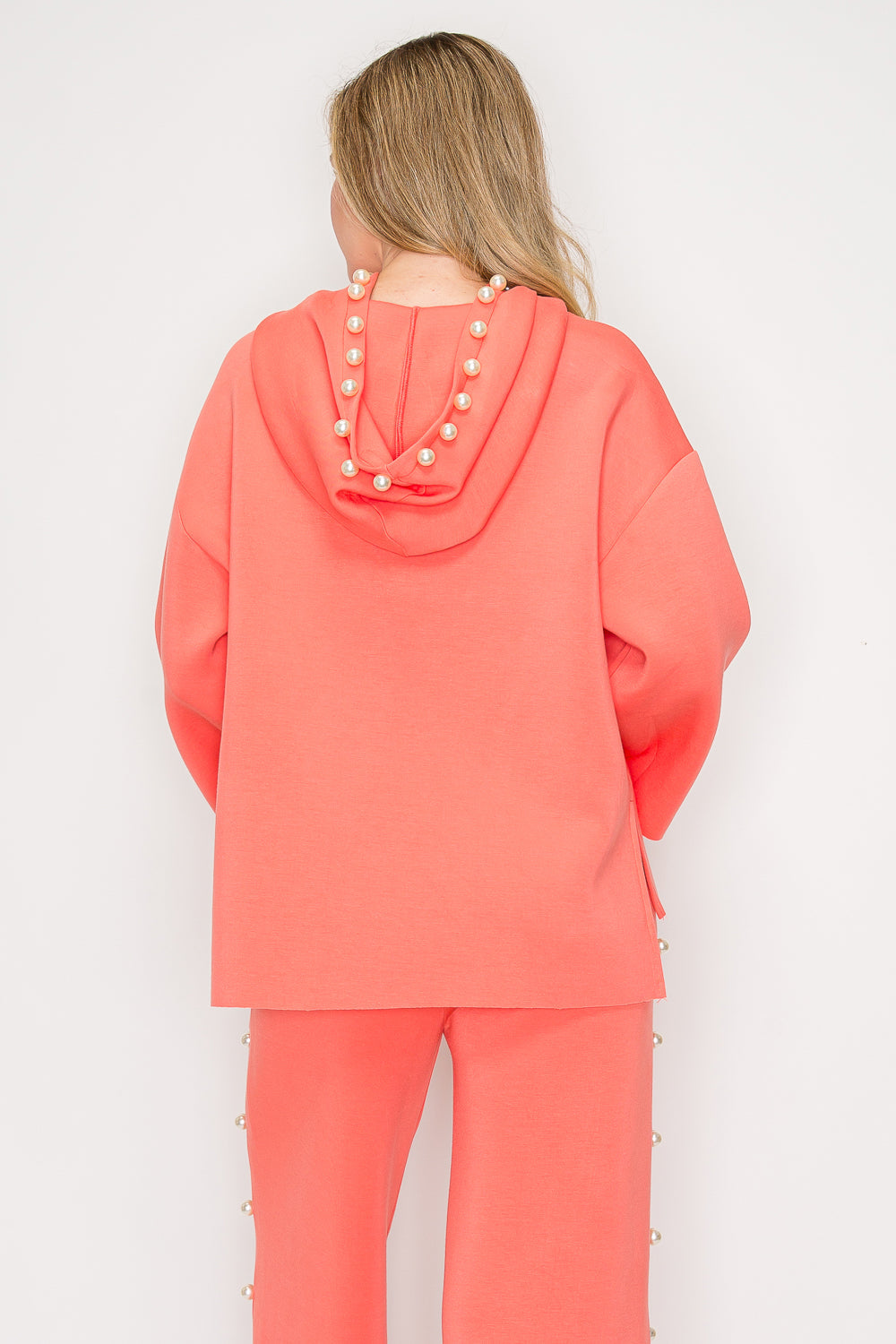 Francine French Scuba Pearl Hoodie - Light Colors