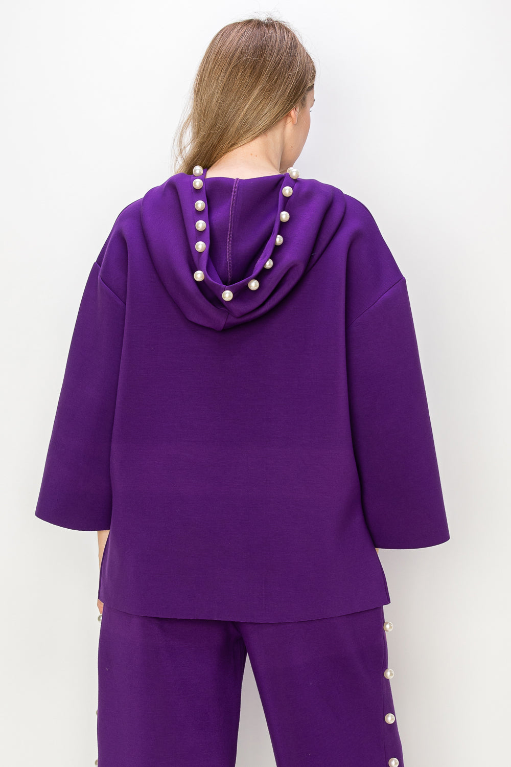 Francine French Scuba Pearl Hoodie - Dark Colors