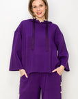 Francine French Scuba Pearl Hoodie - Dark Colors