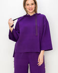 Francine French Scuba Pearl Hoodie - Dark Colors