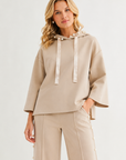 Francine French Scuba Pearl Hoodie - Light Colors