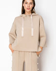 Francine French Scuba Pearl Hoodie - Light Colors