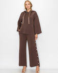 Farrah French Scuba Pearl Pant - Dark Colors