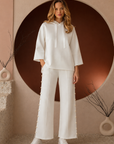Farrah French Scuba Pearl Pant - Light Colors