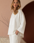 Francine French Scuba Pearl Hoodie - Light Colors