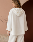 Francine French Scuba Pearl Hoodie - Light Colors