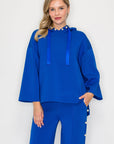Francine French Scuba Pearl Hoodie - Dark Colors