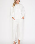 Farrah French Scuba Pearl Pant - Light Colors