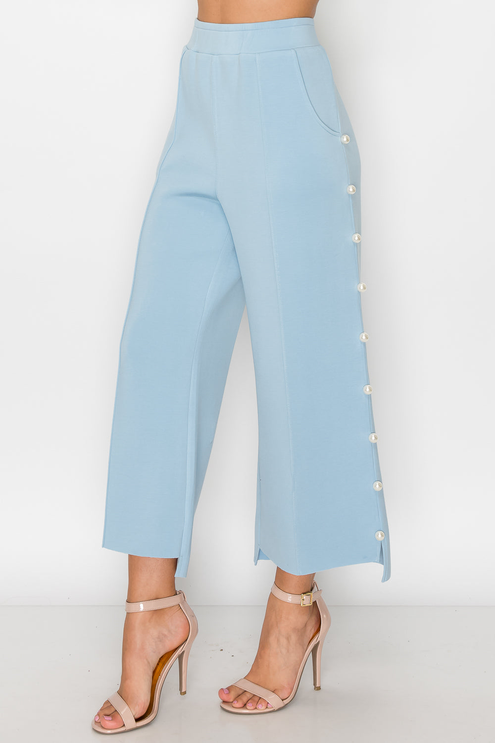 Farrah French Scuba Pearl Pant