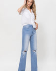 Flying Monkey High Rise Vintage Flare Jeans - Online Only