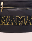 MAMA Lux Backpack Gold Zipper Bag