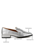 Jongs Metallic Penny Loafers