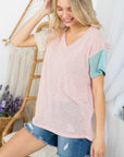 e Luna Plus Low Gauge Color block Top