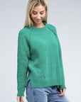 Zenana Raglan Chenille Sweater