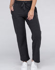 Lounge Wide Pants with Drawstrings