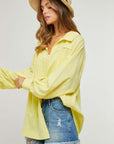 Davi & Dani Button Down Relaxed Fit Shirt - Online Only