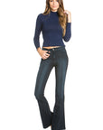 O2 Denim Flared Bottom Jeans