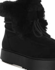 Bunting Faux Fur Collar Flatform Boots