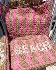 Beach XL Makeup Bag with Puka Shells - My Pampered Life Seattle