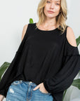 e Luna Cold Shoulder Top