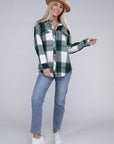 Plaid Belted Shacket