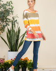 Celeste Full Size Striped Long Sleeve T-Shirt