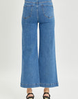 Risen Full Size High Rise Wide Leg Jeans