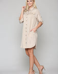 Taylor Tencel Shirt Tunic Dress