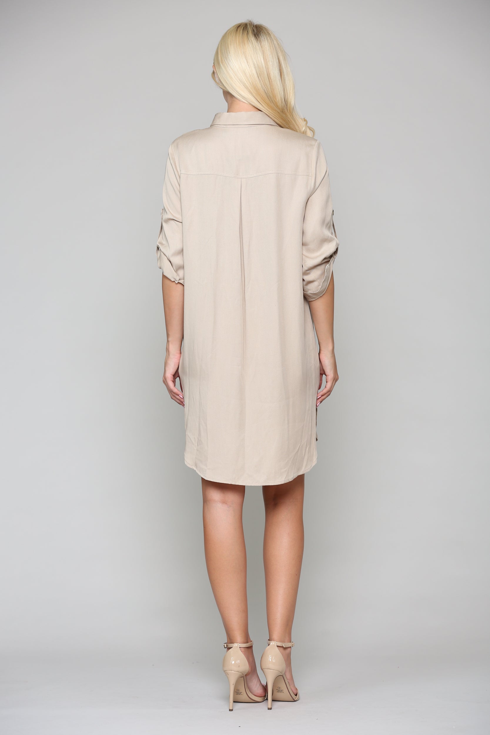 Taylor Tencel Shirt Tunic Dress