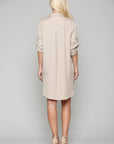 Taylor Tencel Shirt Tunic Dress