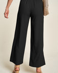 Davi & Dani Wide Leg Mid-Rise Pants