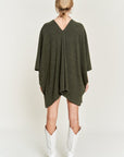 Jade By Jane V-Neck Poncho Top