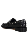 Oglavia Studs Embellished Leather Loafers