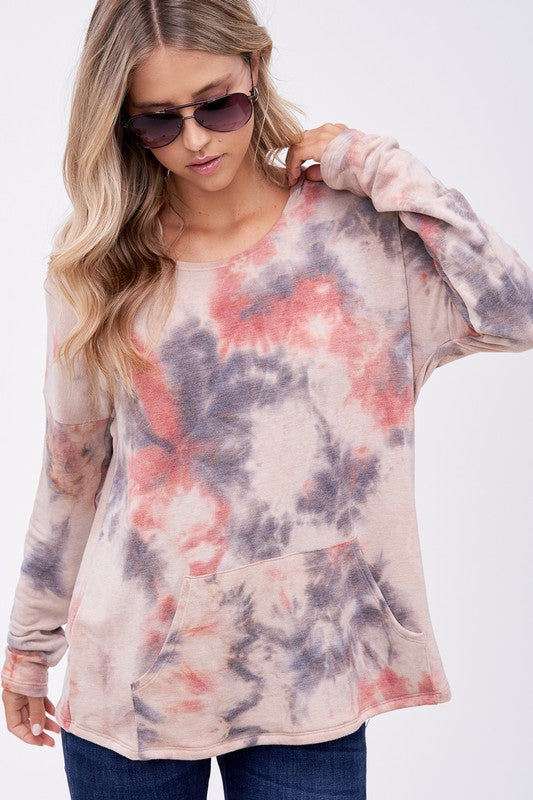 e Luna PLUS Cloud Tie Dye Sweatshirt