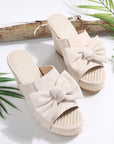 Nyomi Studded Wedge Platform Slippers