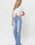 Flying Monkey High Rise Vintage Flare Jeans - Online Only