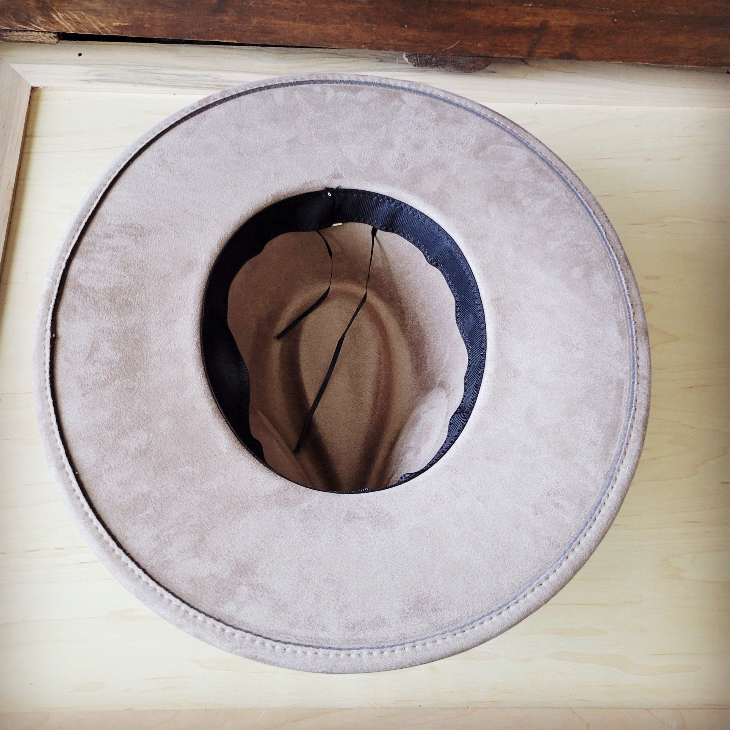 Hand-Painted Leopard Boho Western Cowgirl Hat & Band Turq Brown 987c