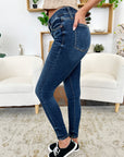 Judy Blue Full Size Classic Handsand Skinny Jeans