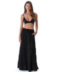 Black Shipwrecked Maxi Skirt