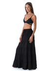 Black Shipwrecked Maxi Skirt