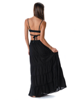 Black Shipwrecked Maxi Skirt