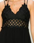 HYFVE In Love Bustier Lace Maxi Dress - Online Only